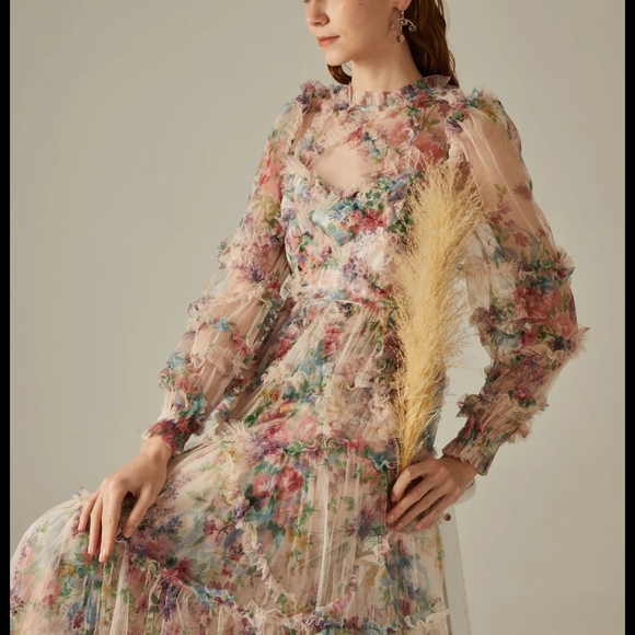 Dresses & Skirts - Luxury Long Sleeve Evening Dresses Elegant Sexy Long Wedding Prom Dress